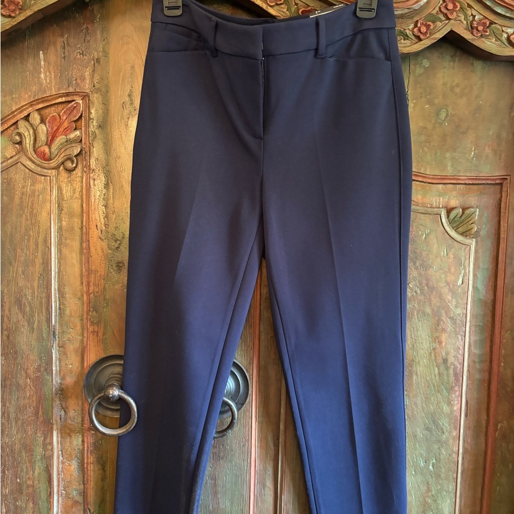 White House Black Market Navy Women's Trousers